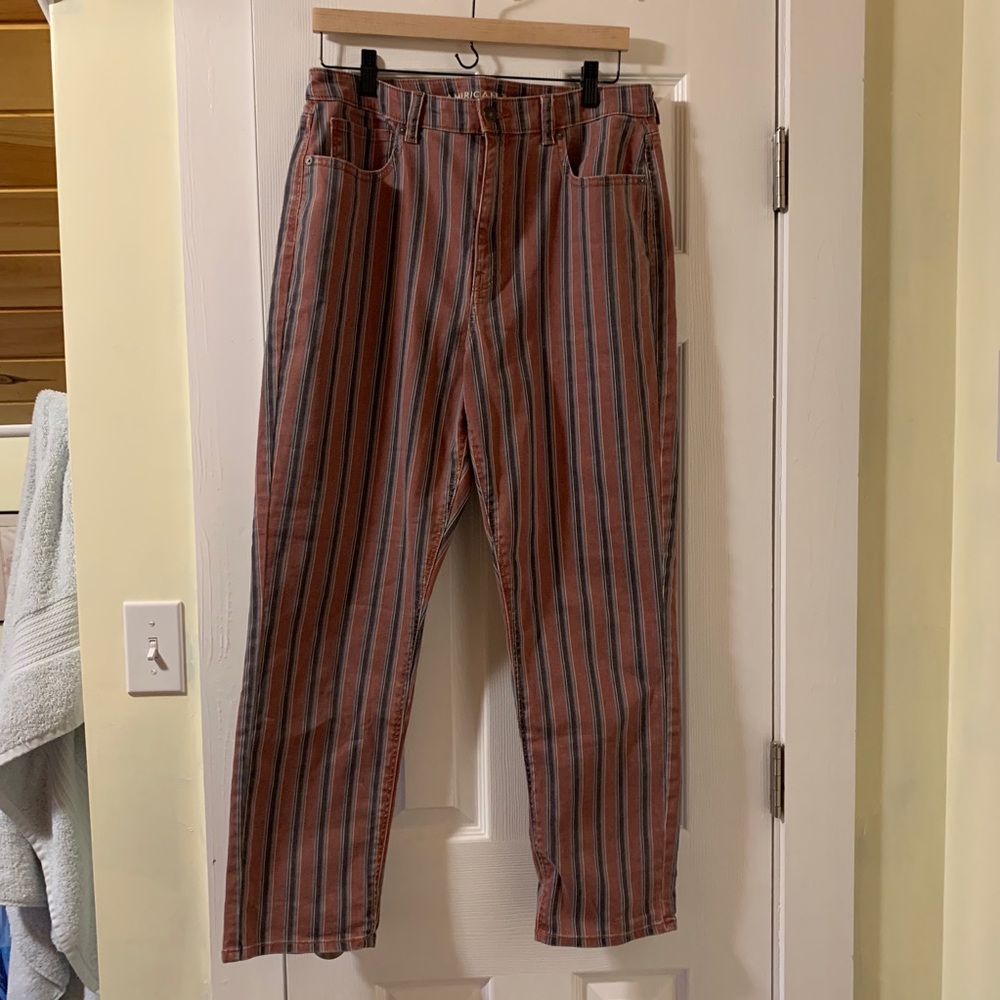 Striped Mom Jean